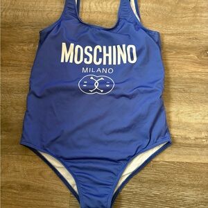 Moschino Kids Bold Blue Bodysuit